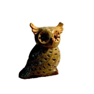 6’ Ceramic Owl Tea-light Holder